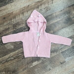 Baby Pink Knitted Sweater sz 9 months